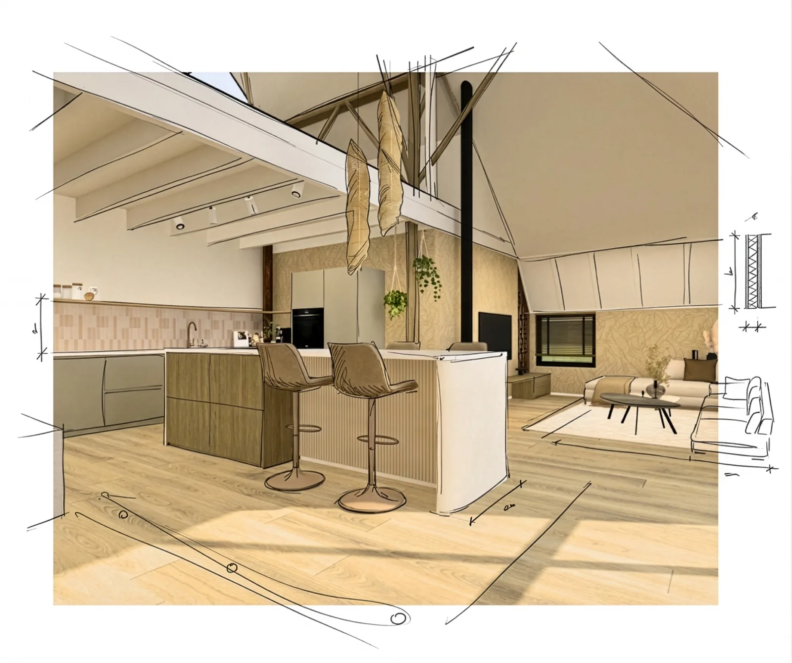 Woonkeuken op maat